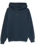 A.P.C. logo-print hoodie - Blue