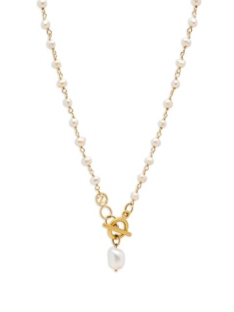 Nialaya Jewelry pearl-pendant necklace