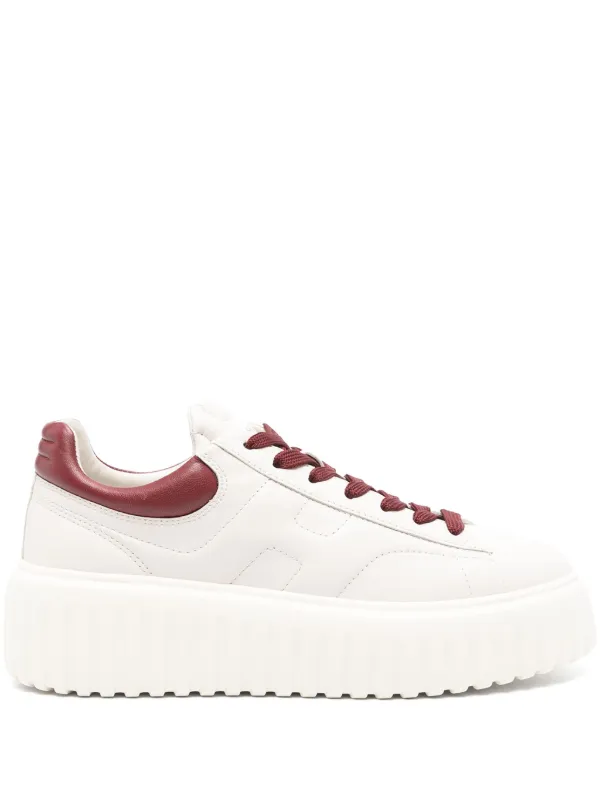 Hogan H Stripes Platform Sneakers Neutrals FARFETCH LB