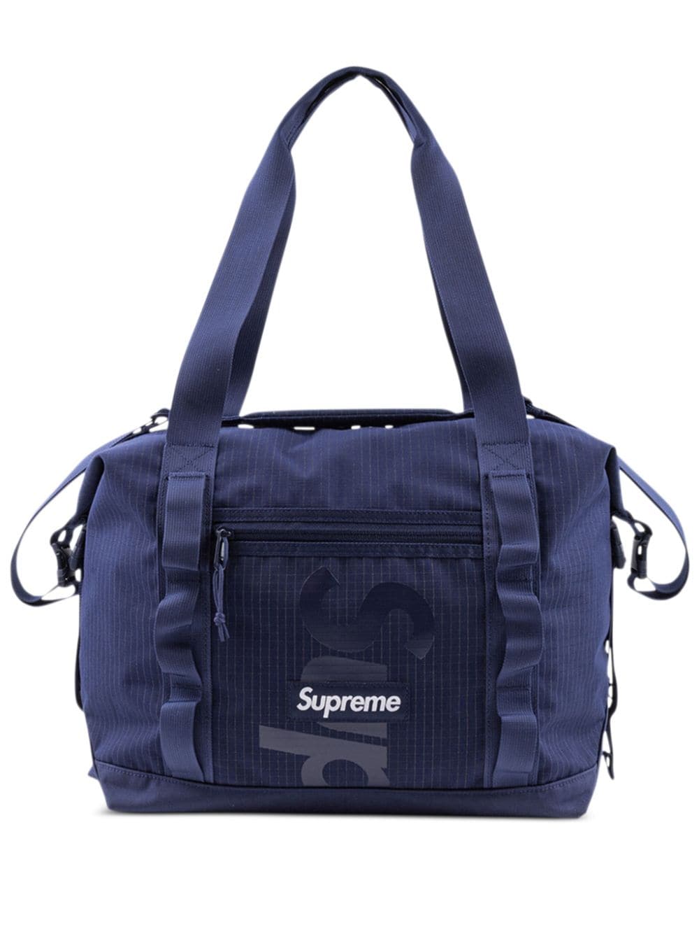 Supreme logo print Tote Bag Blue FARFETCH IL