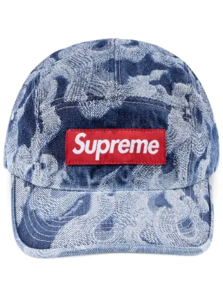 最新最全のをすべて | デニムキャップ Supreme ブルー JP FARFETCH | 帽子
