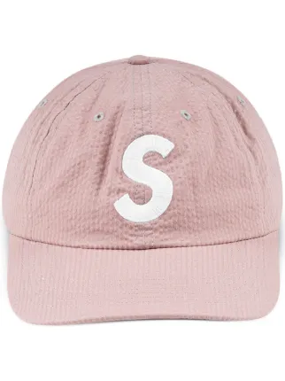 Supreme ロゴ キャップ | ピンク | FARFETCH JP