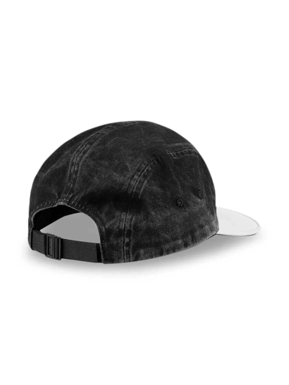 Supreme Katoenen pet met colourblocking - Zwart