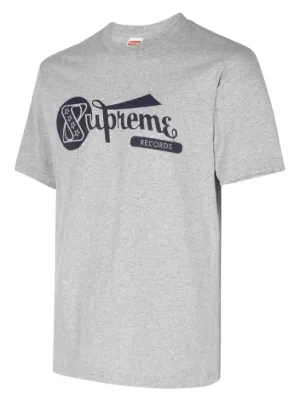 Supreme Records Cotton T-shirt | Grey | FARFETCH