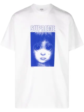 Supreme x Margaret Keane Teardrop T-shirt | White | FARFETCH PL