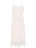 Simone Rocha lace-trim slip dress - Neutrals