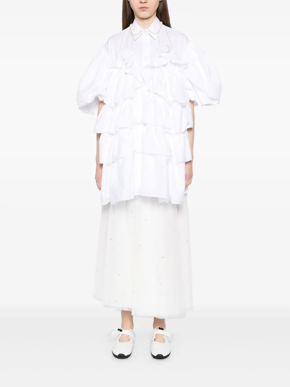 Simone Rocha camisa con pétalos en las mangas | Camisas | Image 2