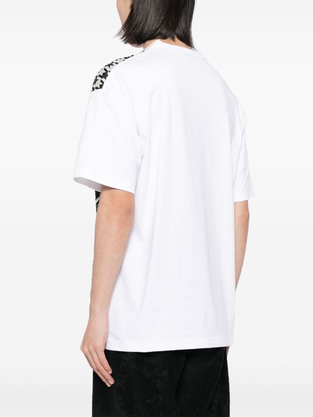 Shop Comme Des Garçons Homme Deux Layered T-shirt In Black