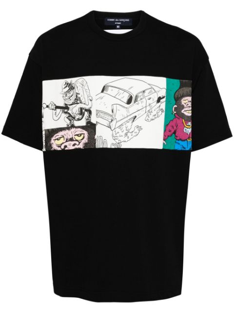 Comme des Garcons Homme graphic-print cotton T-shirt Men