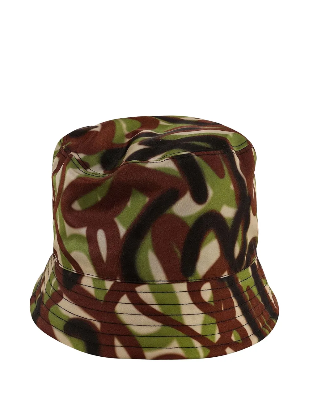 DSQUARED2 camouflage-print bucket hat - Groen
