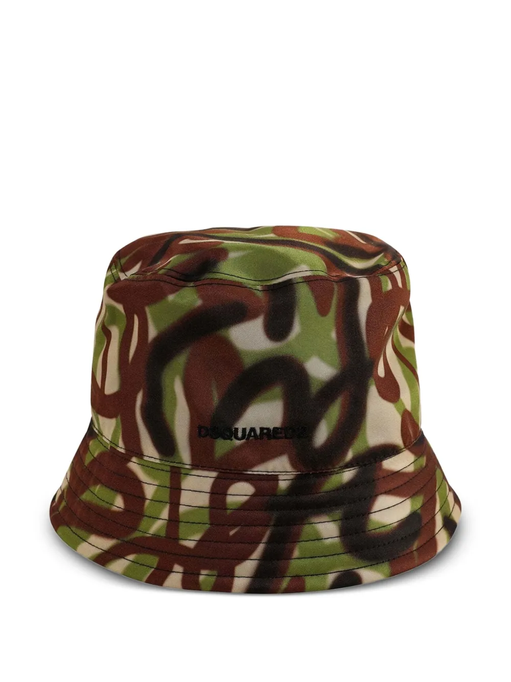 DSQUARED2 camouflage-print bucket hat | Green | Image 1