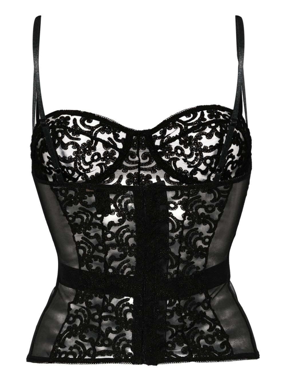 Kiki de Montparnasse Lola bustier - Zwart