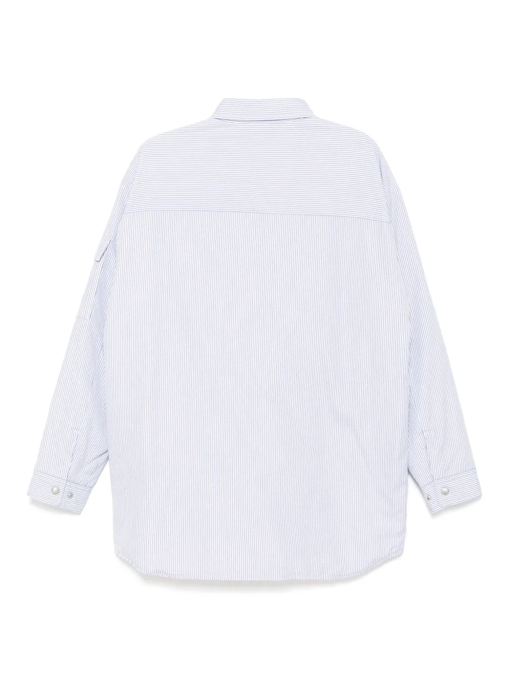 Comme des Garçons Homme striped shirt - Blauw