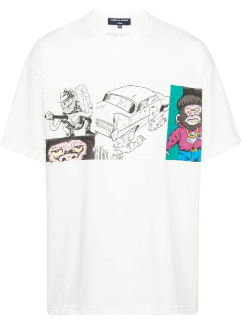 Comme des Garcons Homme graphic-print cotton T-shirt Men