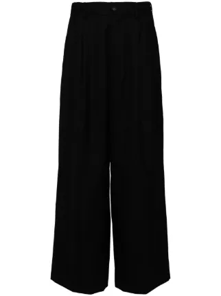 Comme Des Garçons Homme ダブルパンツ | ブラック | FARFETCH JP
