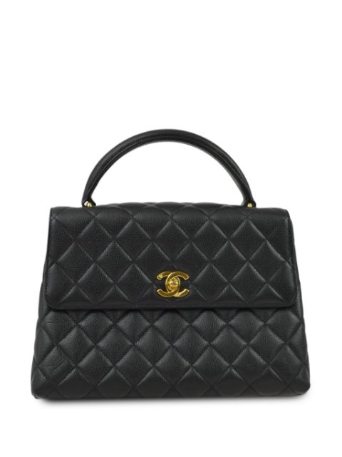 CHANEL 1997 CC turn-lock flap handbag Women