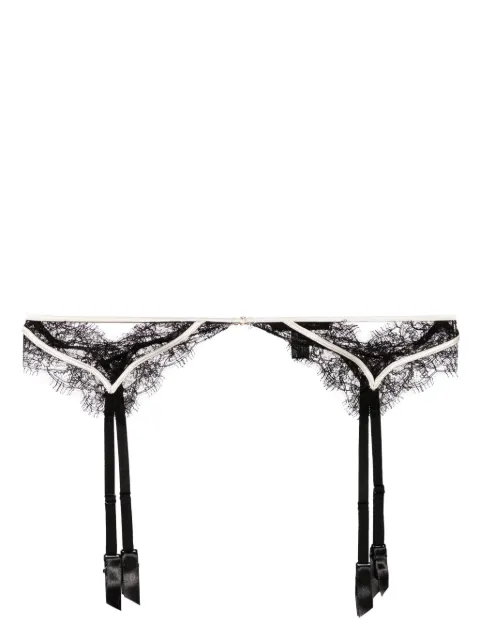 Kiki de Montparnasse Lace inset garter belt