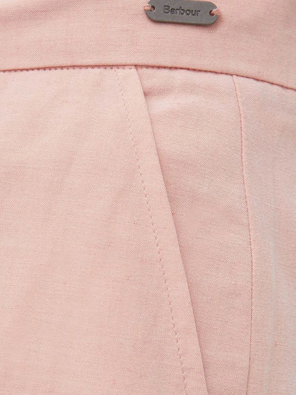 Barbour Pleated Trousers In Pink