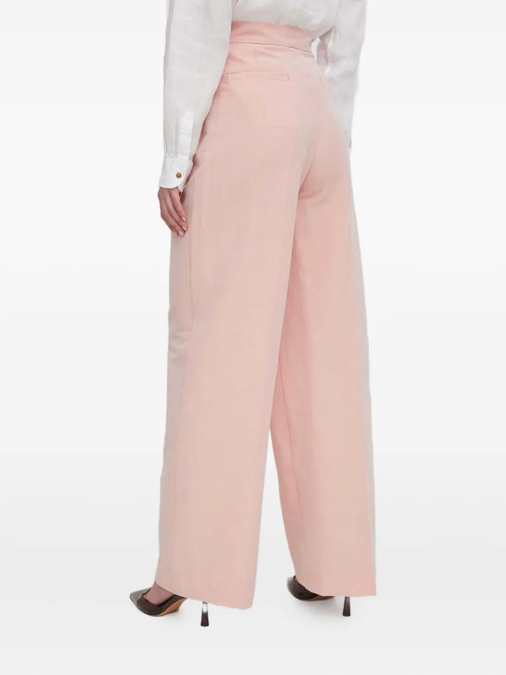 Barbour Pleated Trousers In Pink