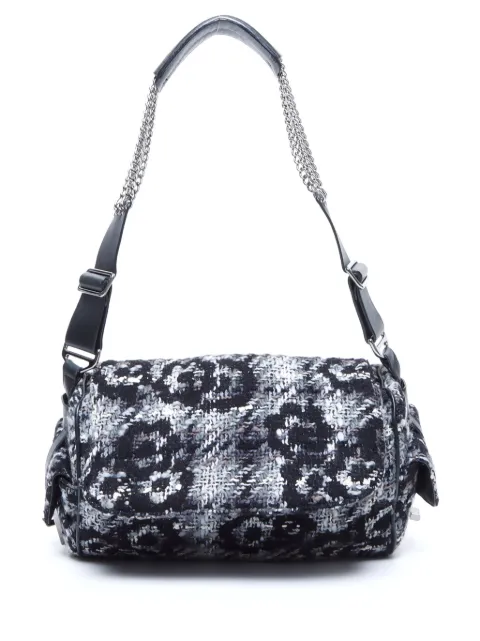 HOT SALE CHANEL 2005-2006 Camellia wool shoulder bag Women