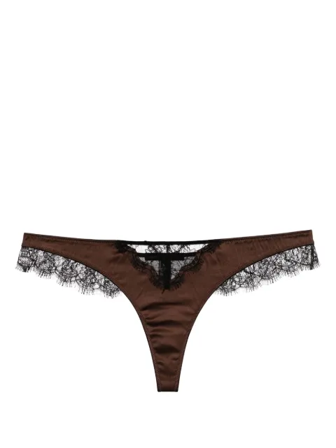 Kiki de Montparnasse lace inset thong