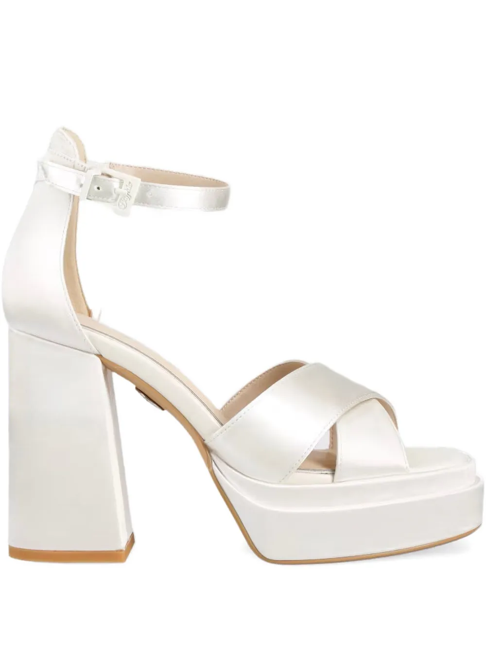 Buffalo Bonny Cross sandalen Wit