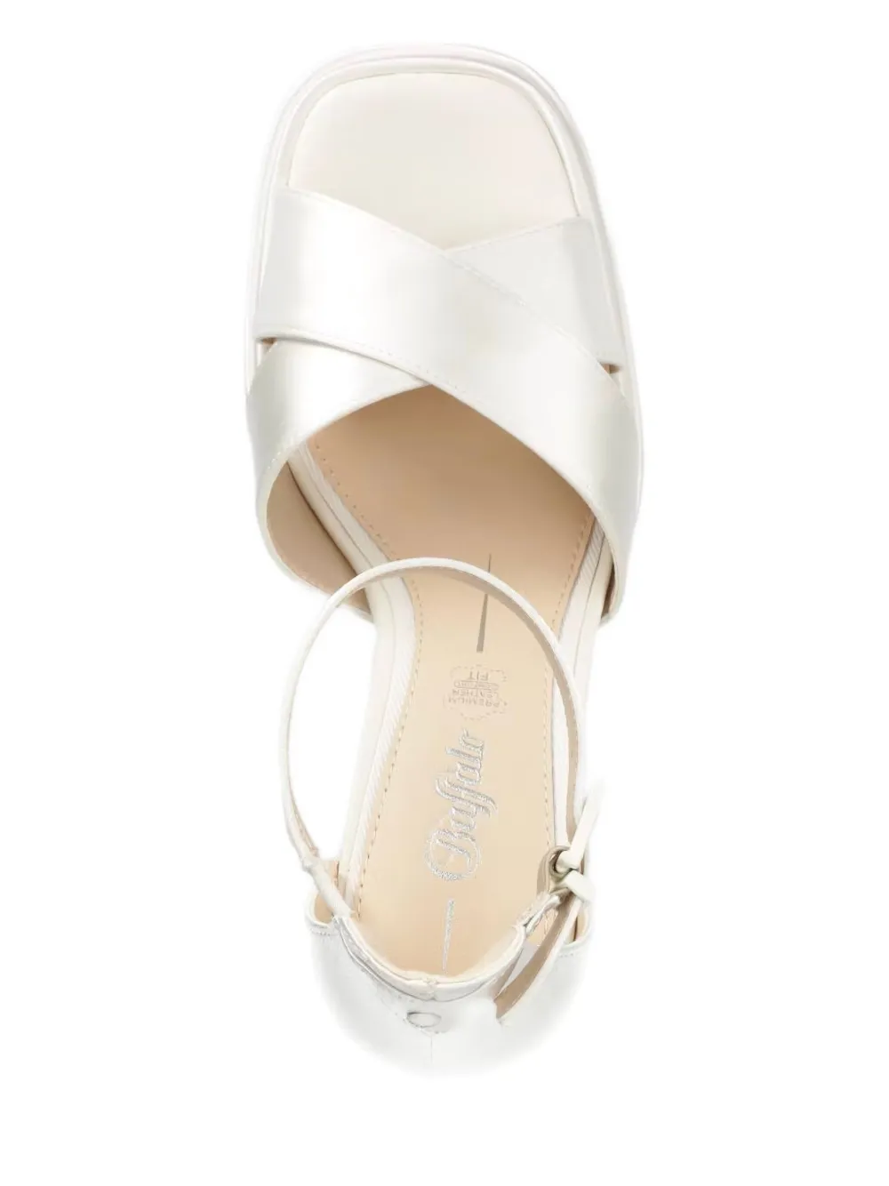 Buffalo Bonny Cross sandalen Wit
