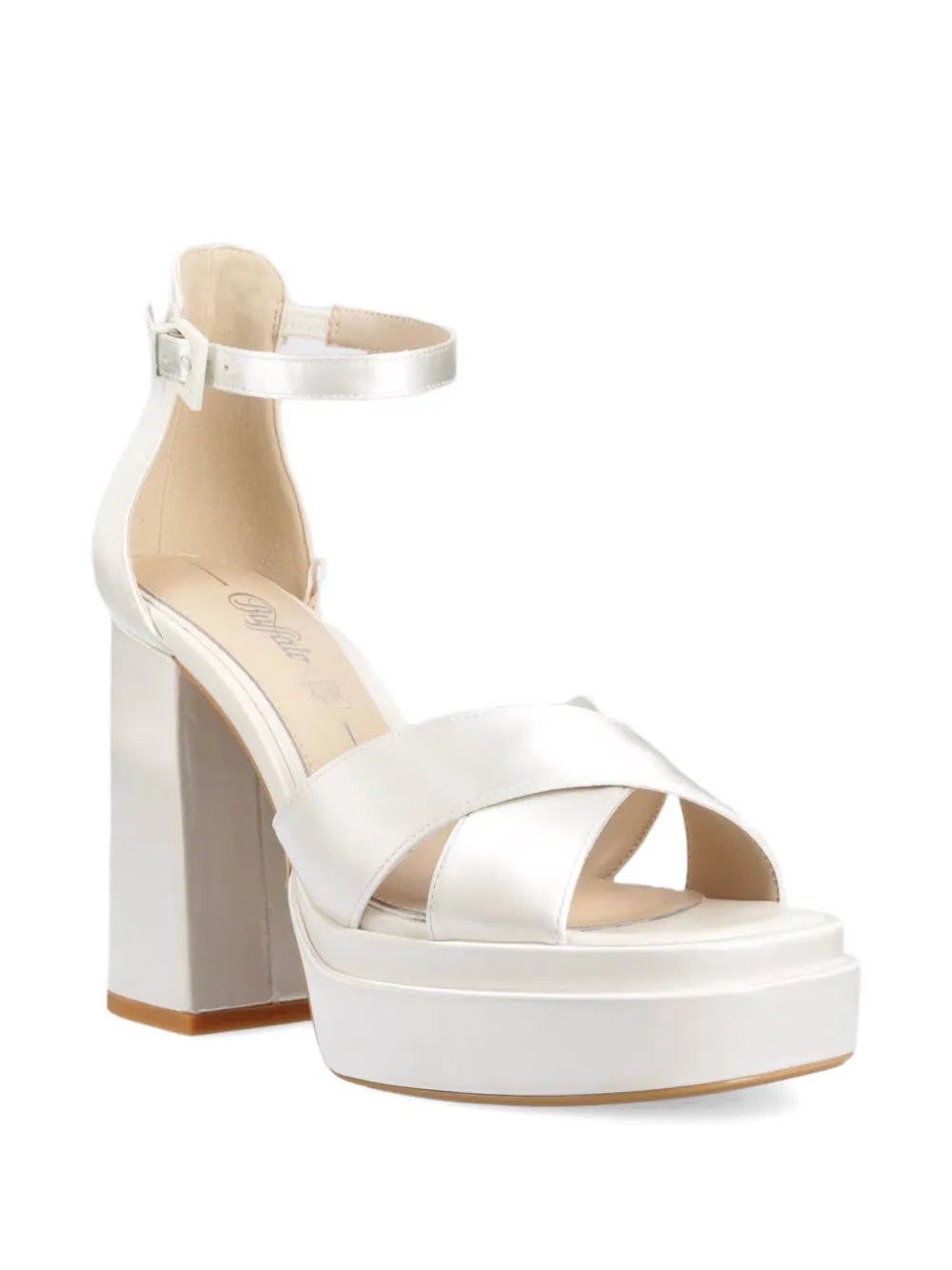 Buffalo Bonny Cross sandalen Wit