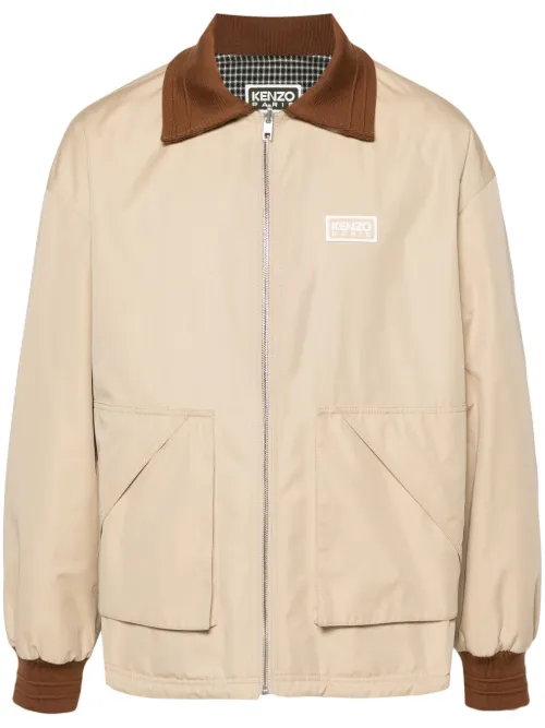 Veste réversible à patch logo - Kenzo - Modalova