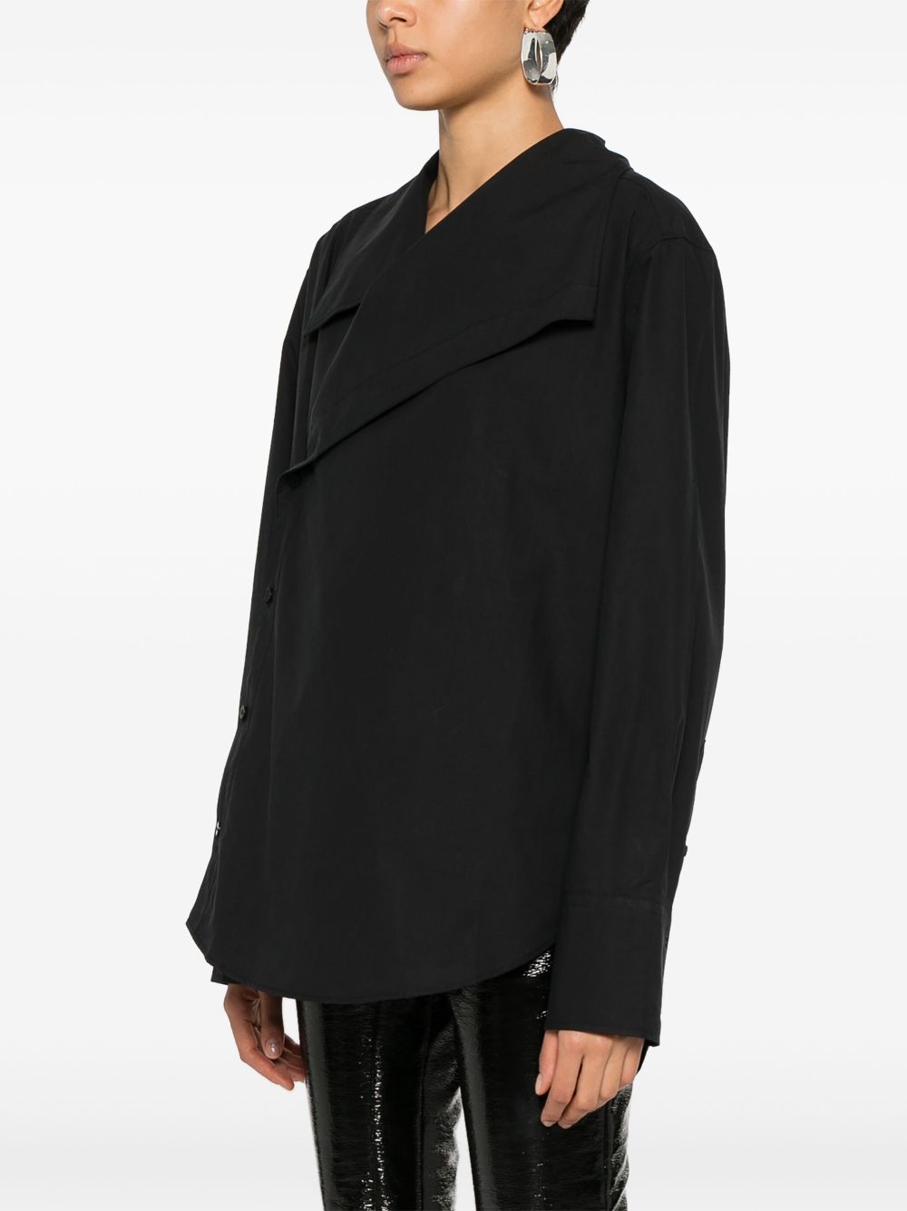 JW Anderson asymmetric poplin shirt Women