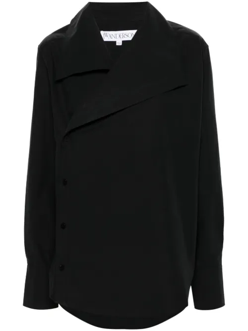 Chemise en popeline à design asymétrique - JW Anderson - Modalova