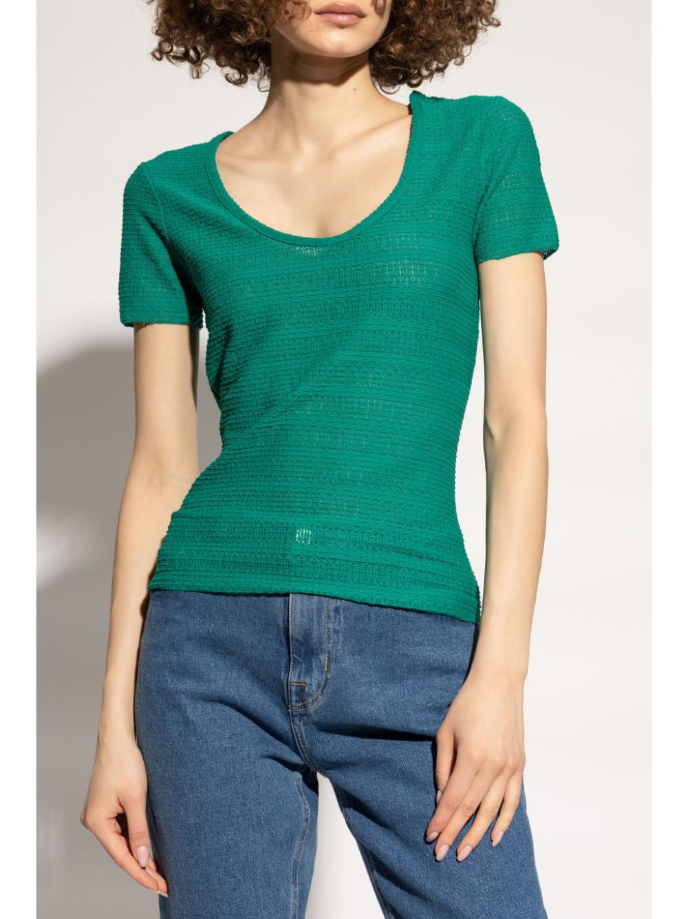 Shop Rag & Bone Julia T-shirt In Green