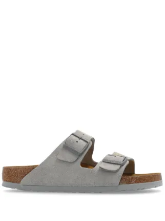 Birkenstock Arizona スエードサンダル | グレー | FARFETCH JP
