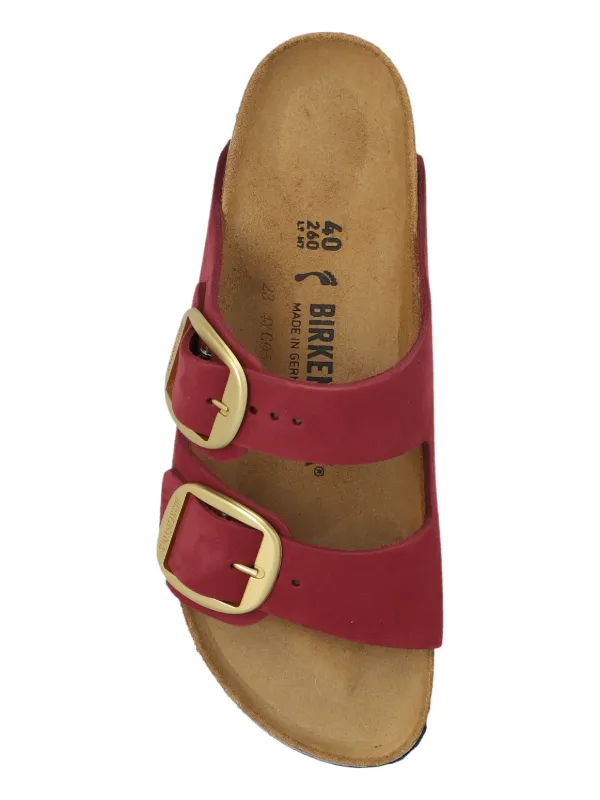 Birkenstock Arizona Leren Sandalen Rood FARFETCH NL