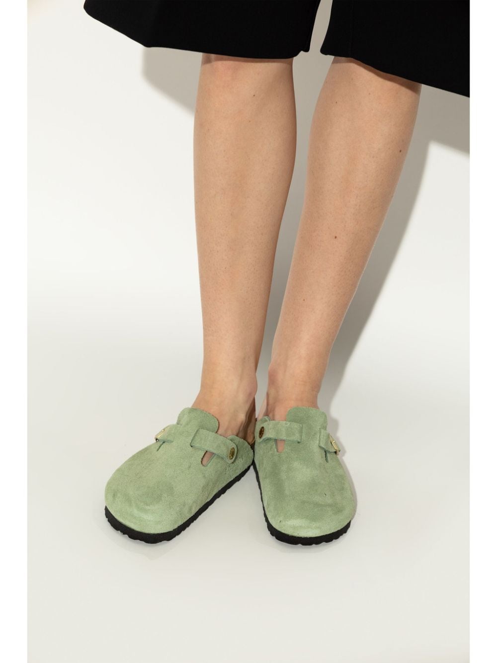 Birkenstock Boston slippers - Groen