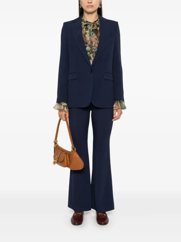 アウターその他 ETRO Woman Blazer Blue 121914629 255 ETRO single-breasted Blazer | Blue | FARFETCH