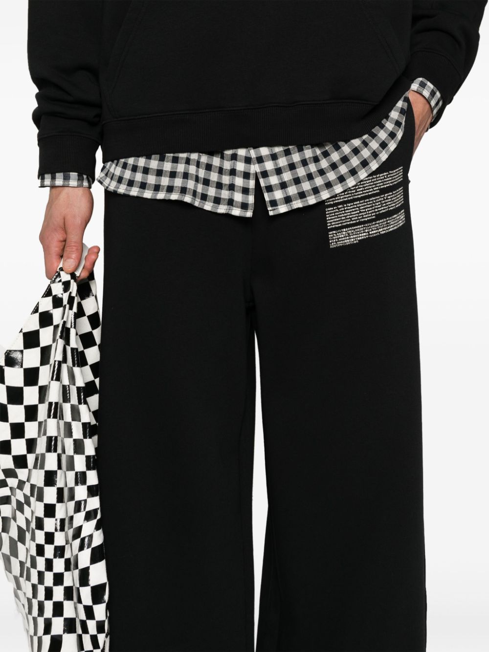 MM6 Maison Margiela wide-leg jersey track pants Men