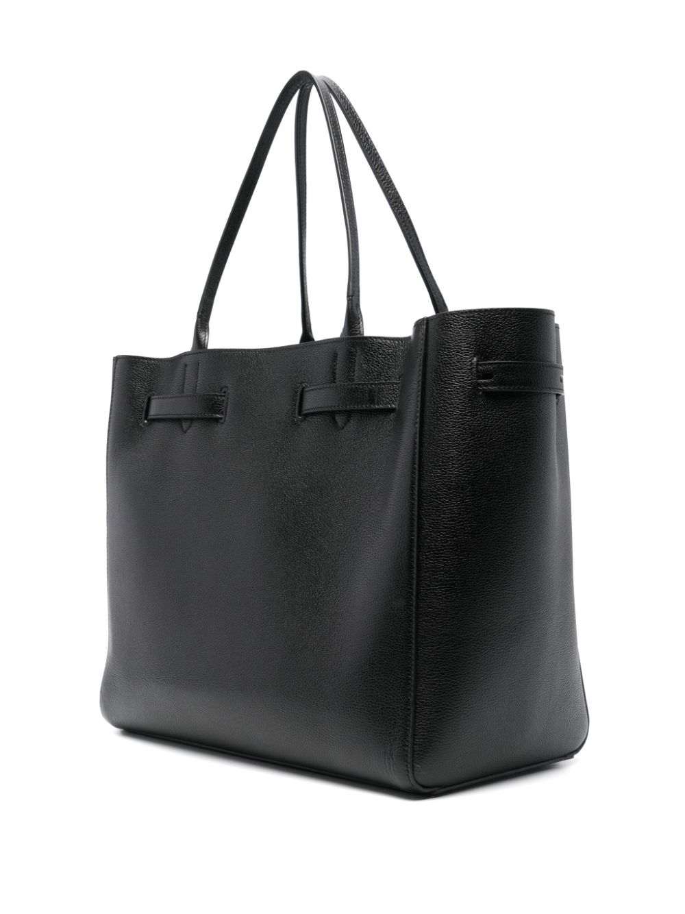 Shop Tom Ford Audrey Leather Tote Bag In Black