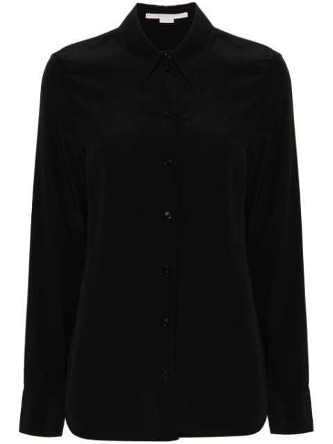 Stella McCartney pointed-collar silk shirt Women