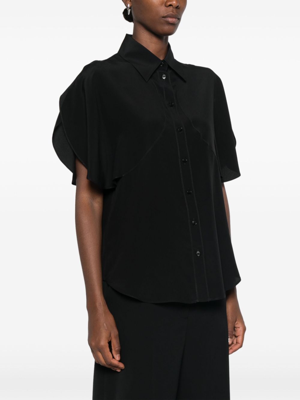 Stella McCartney ruffle-detail silk shirt Women