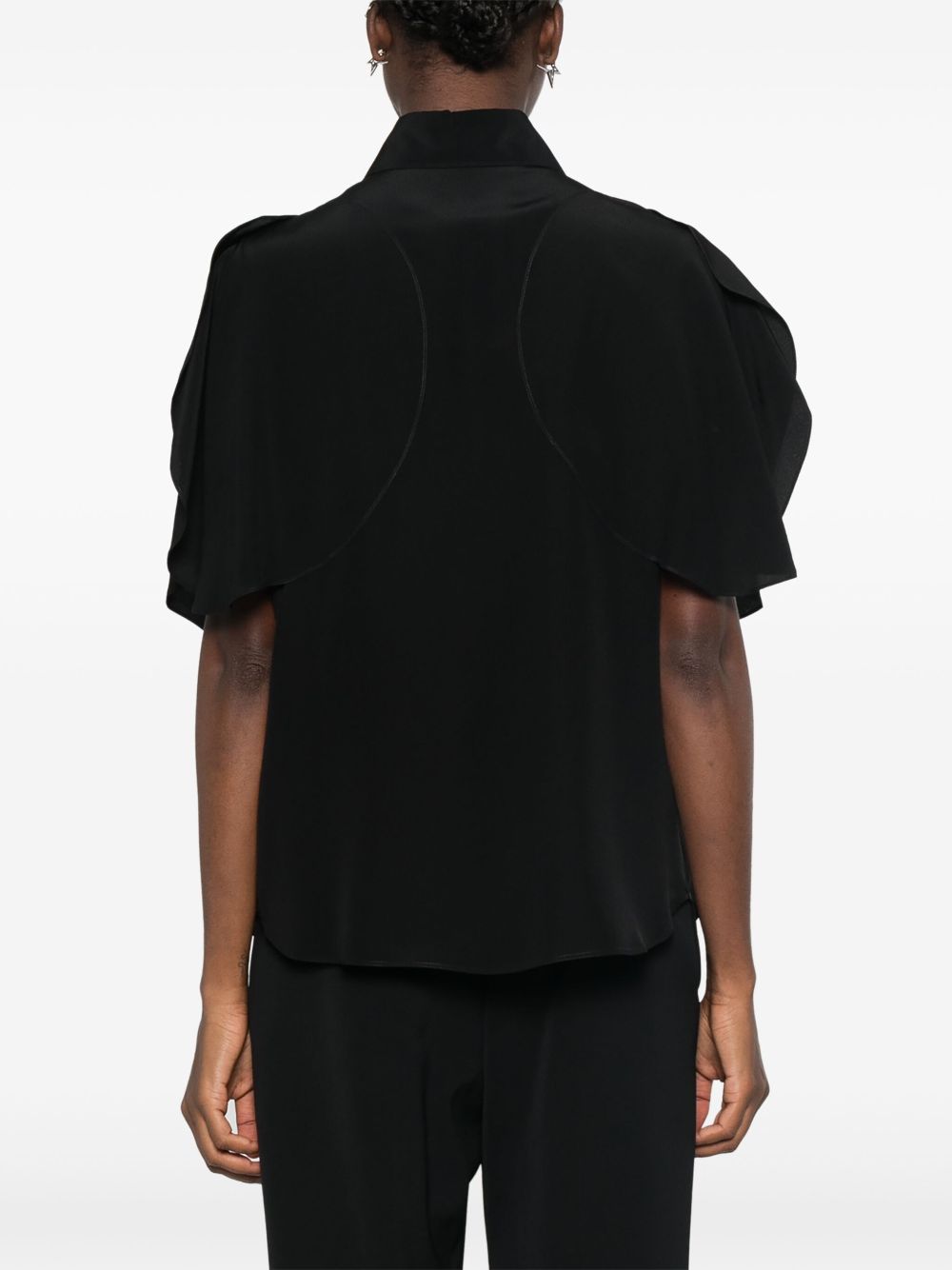 Stella McCartney ruffle-detail silk shirt Women