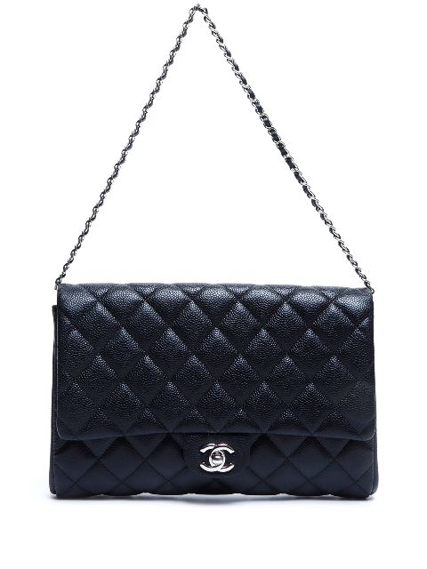 HOT SALE CHANEL 2013-2014 diamond-quilted shoulder bag Women