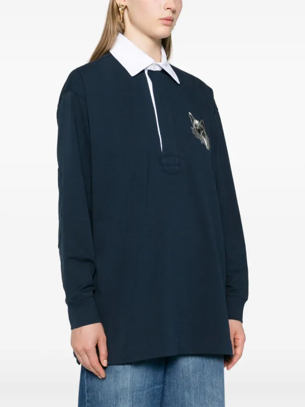 Stella McCartney cat-embroidered Polo Shirt - Farfetch