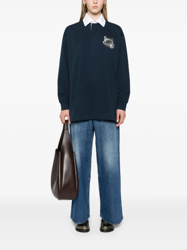 Stella McCartney cat-embroidered Polo Shirt - Farfetch