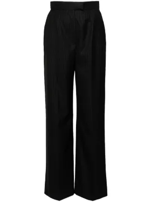 Alexander McQueen ワイドパンツ | ブラック | FARFETCH JP
