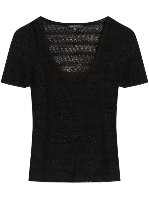 Rag & bone t-shirt Julia - Noir - rag & bone - Modalova