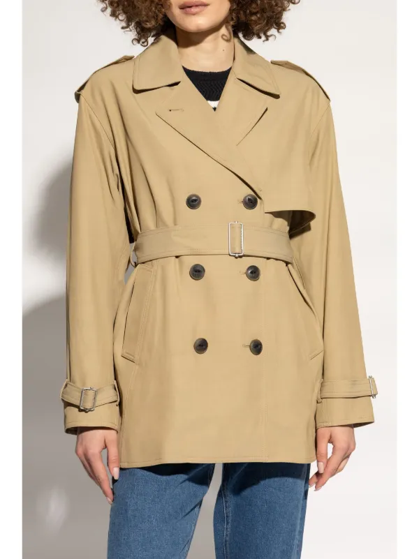 Rag & Bone Beverly クロップドコート | ニュートラル | FARFETCH JP