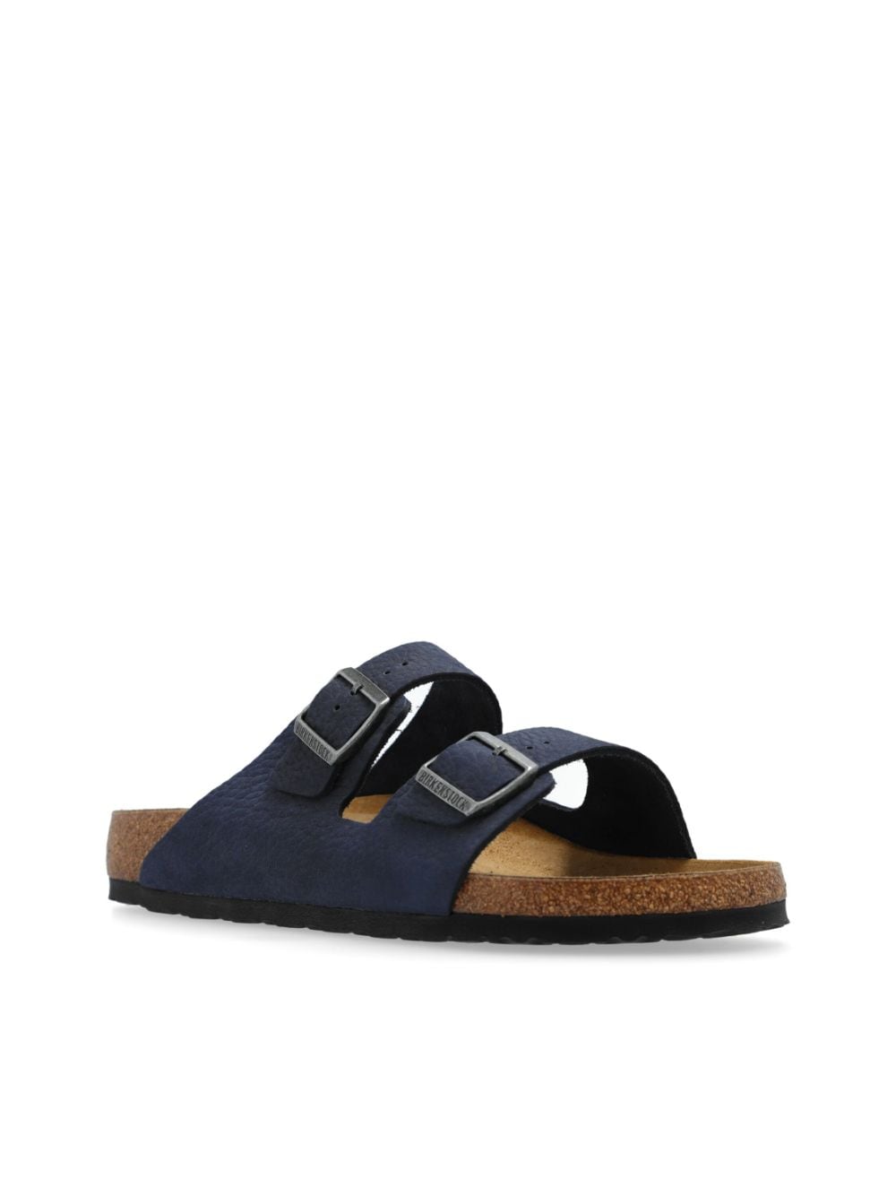 Shop Birkenstock Arizona Suede Sandals In Blau