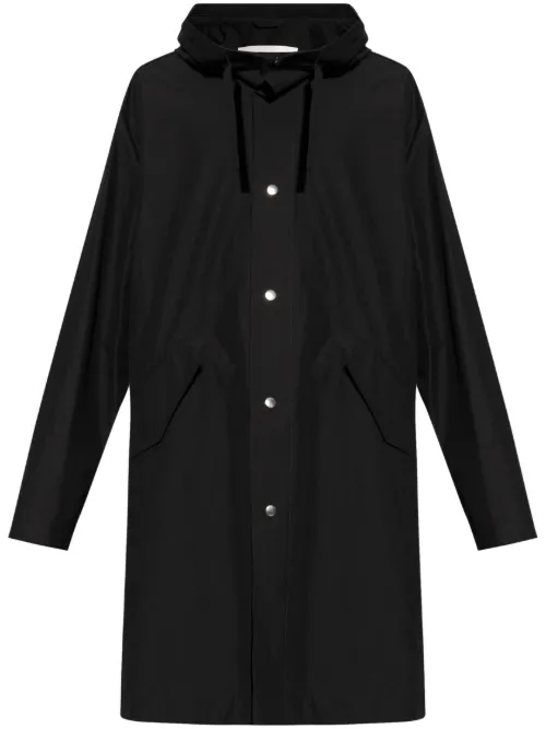Jil Sander parka à logo - Noir - Jil Sander - Modalova