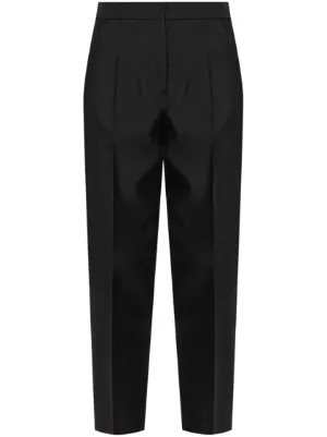 Jil Sander Belted ankle-tie Tailored Trousers | Black | FARFETCH